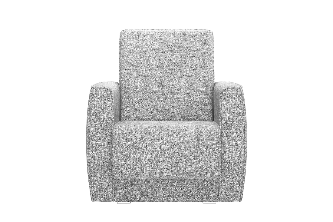 Женева / кресло для отдыха велюр bubble 4 серый